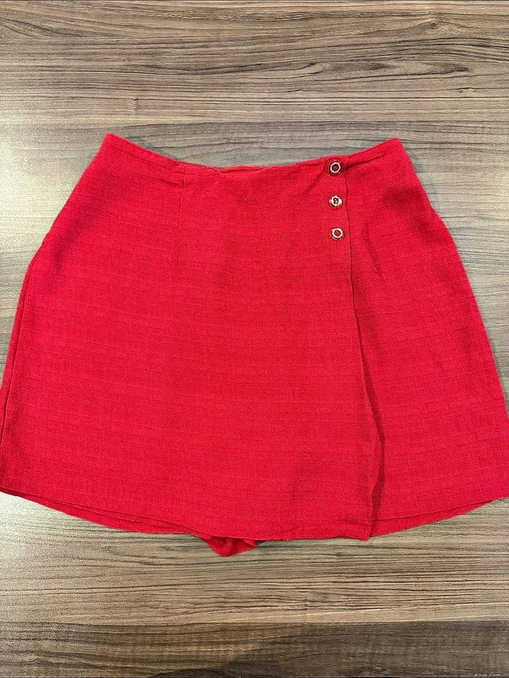 Fashion Bug High Waist Red Skort Like New